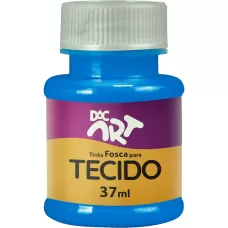 Tinta para Tecido Fosca Azul Celeste 37ml DAC