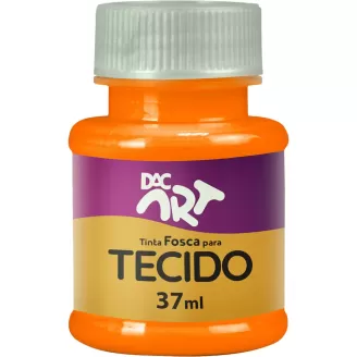 Tinta para Tecido Fosca Laranja 37ml DAC