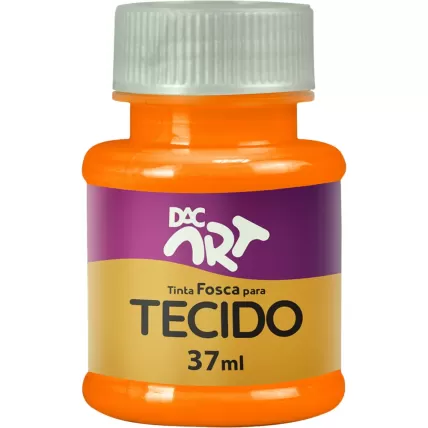 Tinta para Tecido Fosca Laranja 37ml DAC