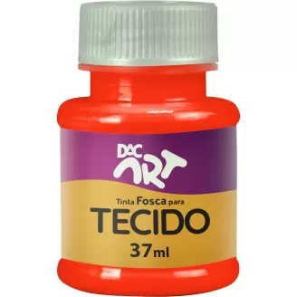 Tinta para Tecido Fosca Vermelho Fogo 37ml DAC