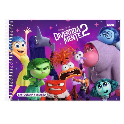 Caderno Cartografia e Desenho CD 48fls Divertidamente