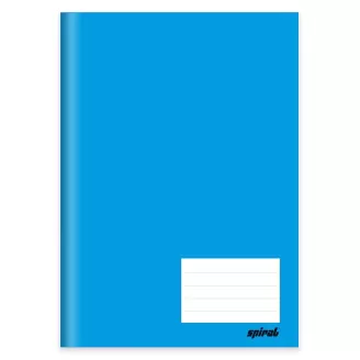 Caderno Brochura CD Costurado 96fls Azul Spiral