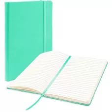 Caderno Anotações 13x21 com pauta 80fls Verde Pastel Spiral